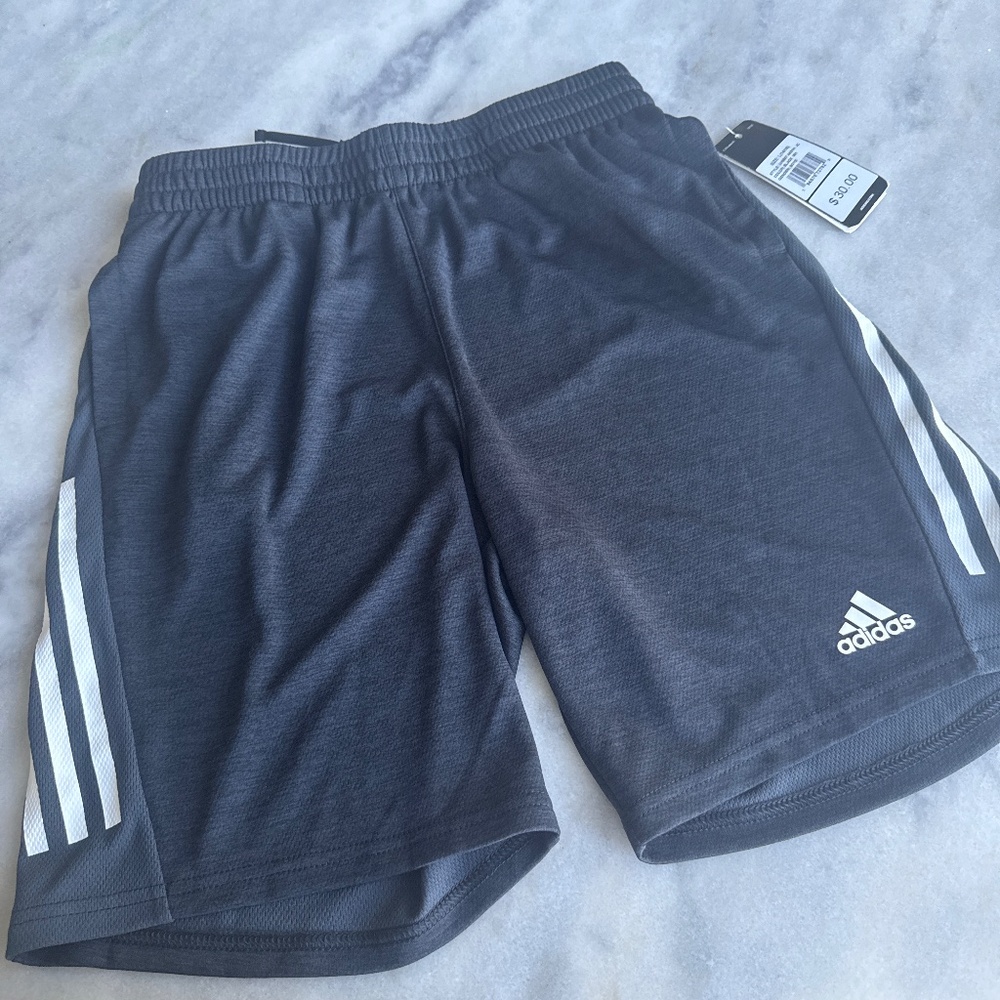 Boys large size 14 to 16 black Adidas shorts